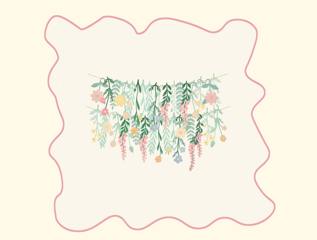 Floral Paper Backdrop – Decorazione floreale per feste