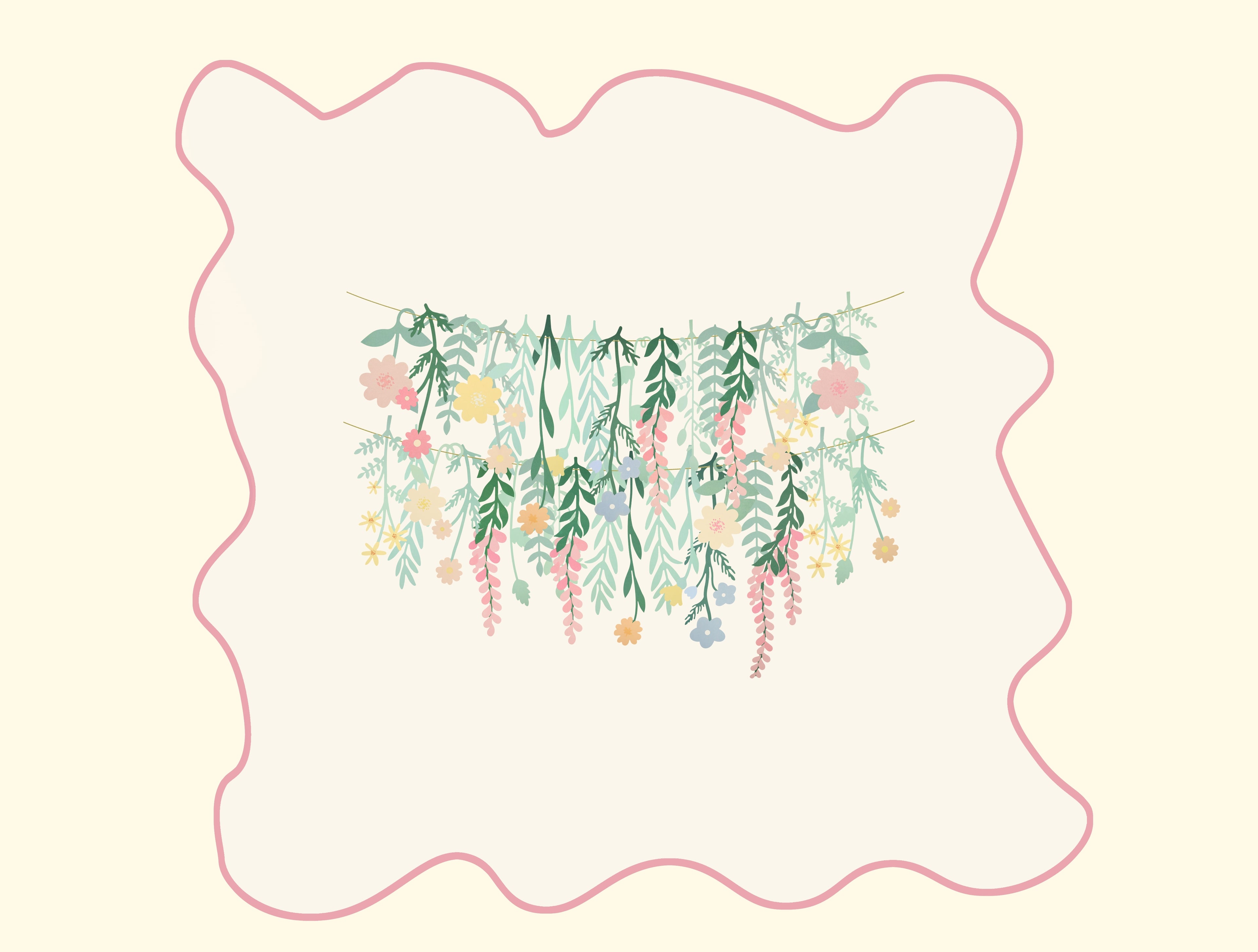 Floral Paper Backdrop – Decorazione floreale per feste