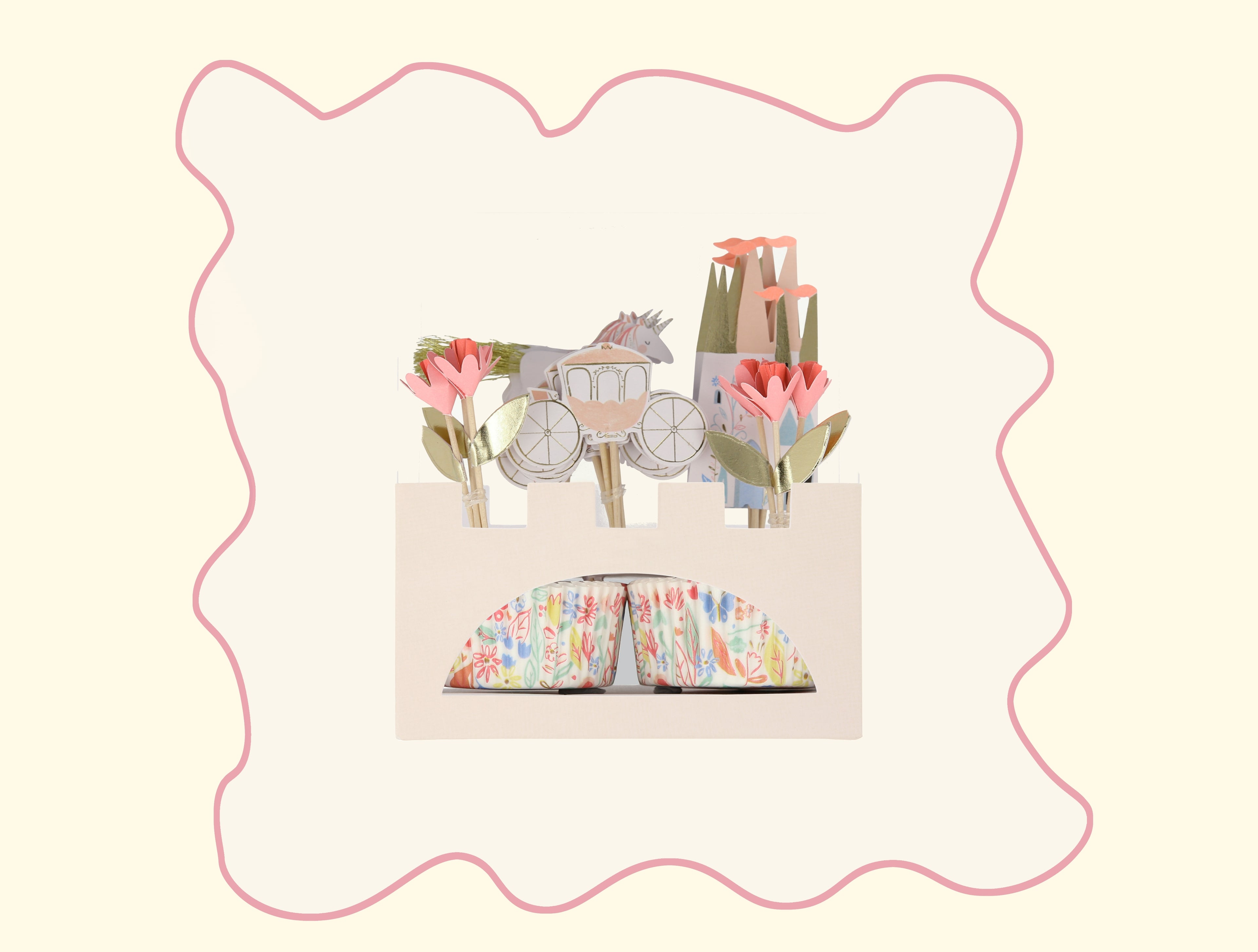 Kit Cupcake Principessa (x24 toppers)