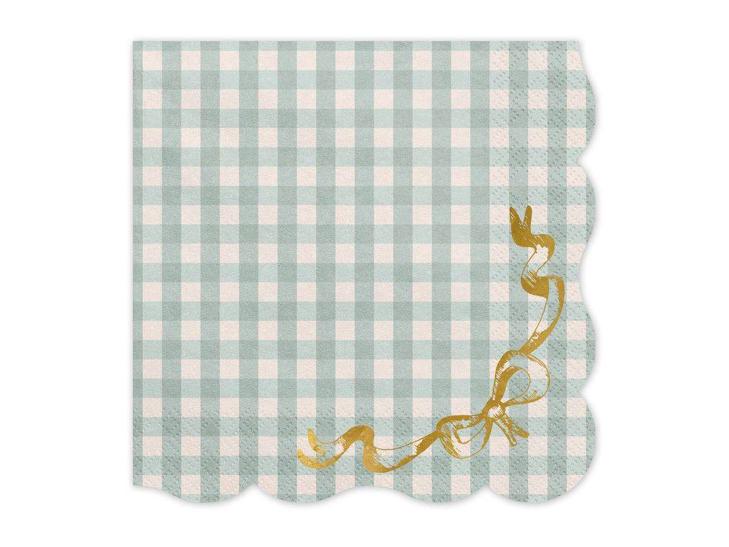 Tovaglioli Checkered Bow (x 12)