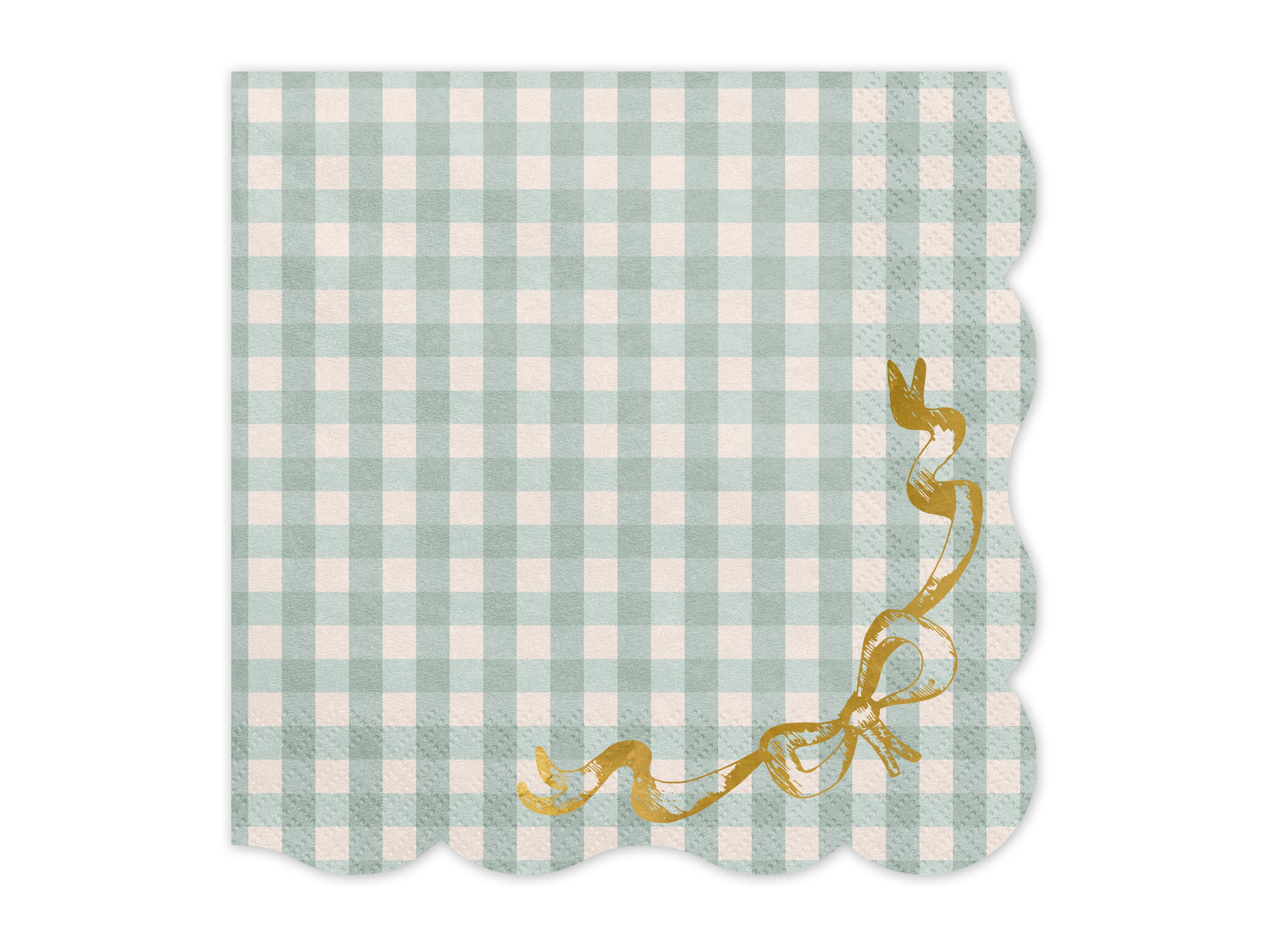 Tovaglioli Checkered Bow (x 12)