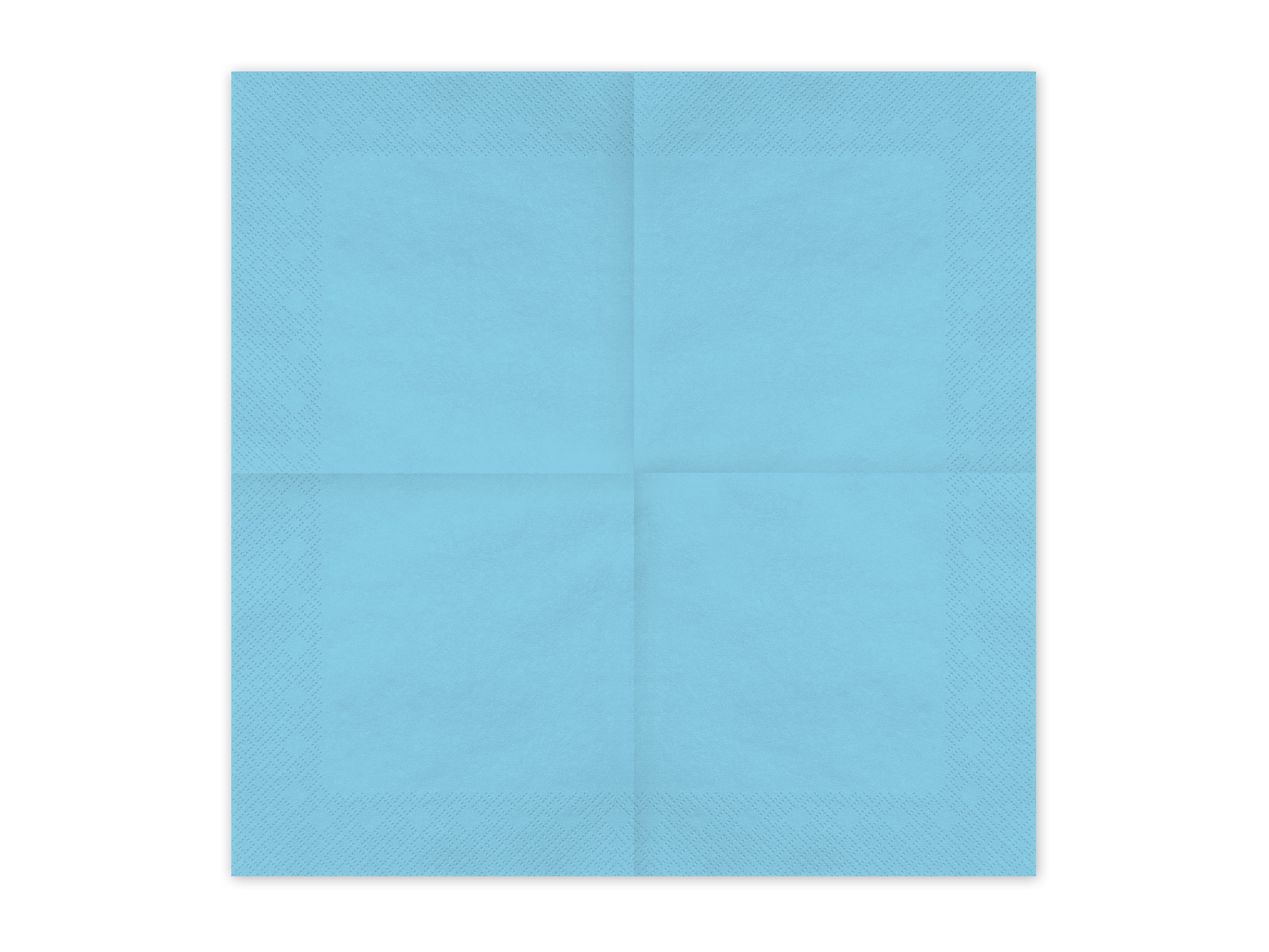 Tovaglioli di Carta Azzurri 33 x 33 cm (x20)