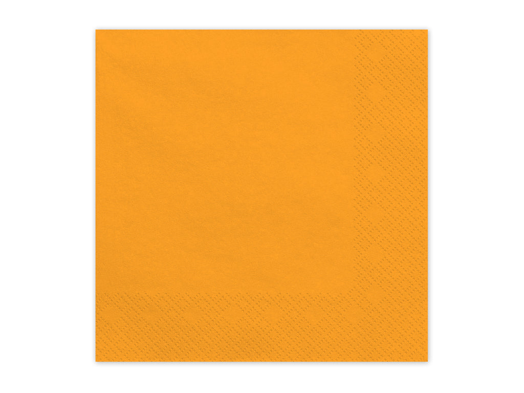 Tovaglioli di Carta Arancione Chiaro 33 x 33 cm (x20)