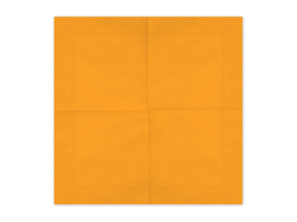 Tovaglioli di Carta Arancione Chiaro 33 x 33 cm (x20)