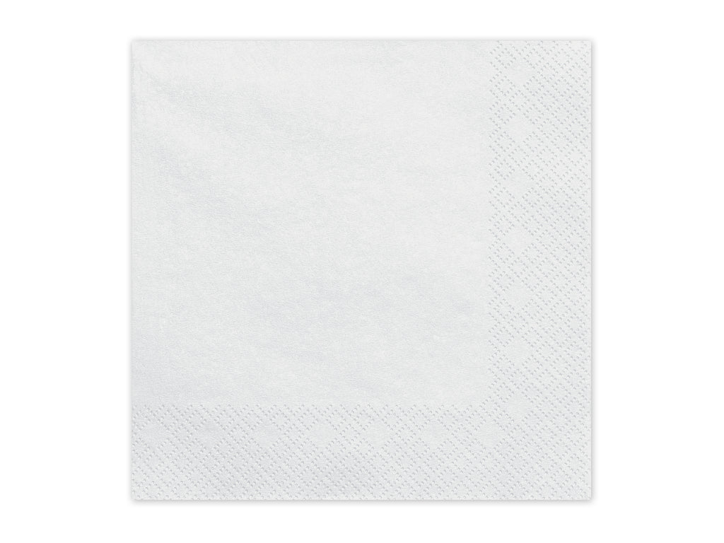 Tovaglioli di Carta Bianchi 33 x 33 cm (x20)