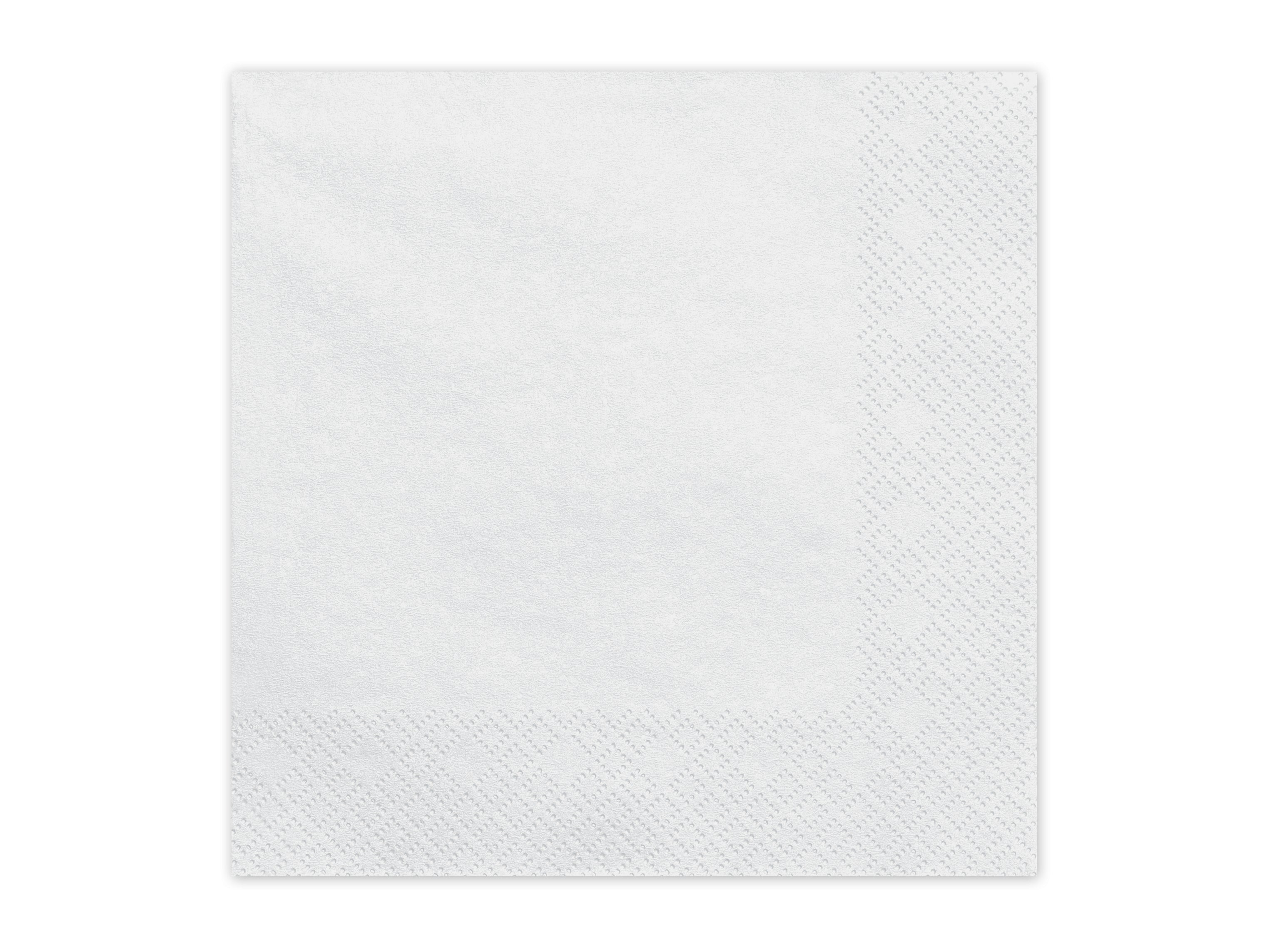 Tovaglioli di Carta Bianchi 33 x 33 cm (x20)