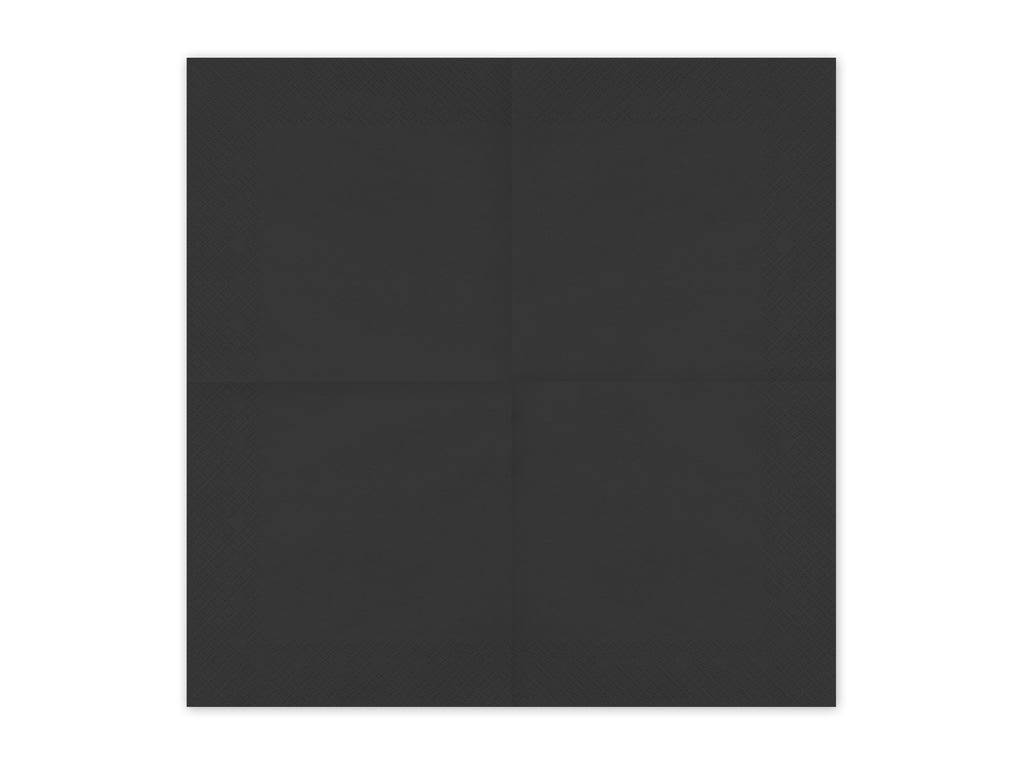 Tovaglioli di Carta Neri 33 x 33 cm (x20)