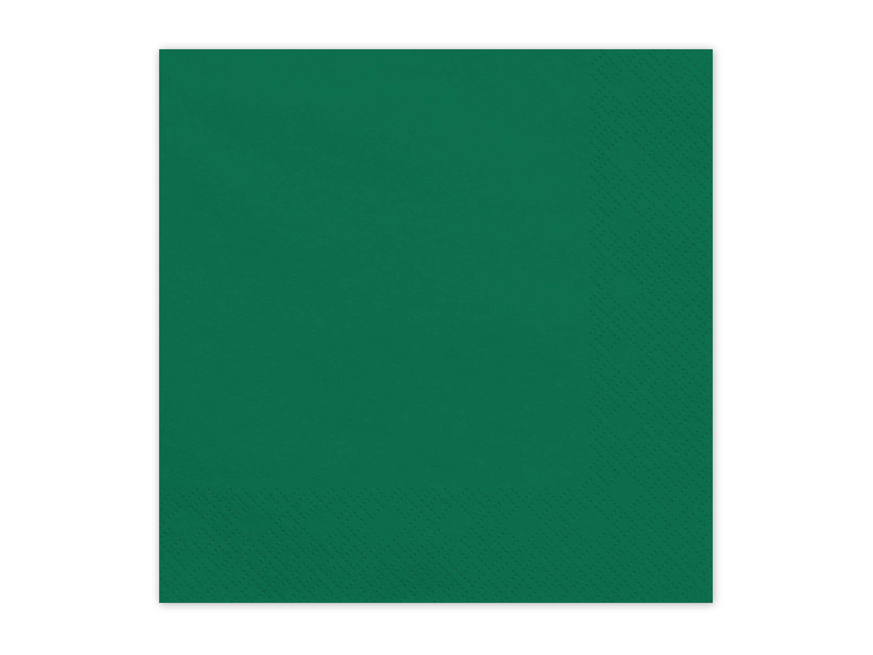 Tovaglioli di Carta Verde Scuro 33 x 33 cm (x20)