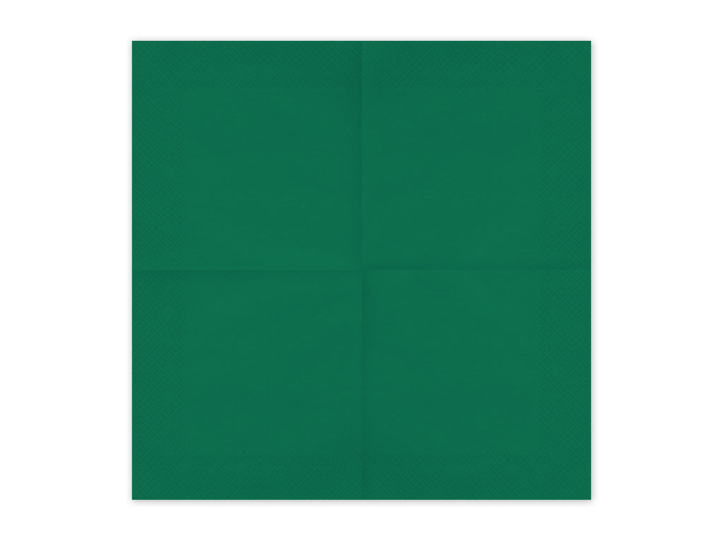 Tovaglioli di Carta Verde Scuro 33 x 33 cm (x20)