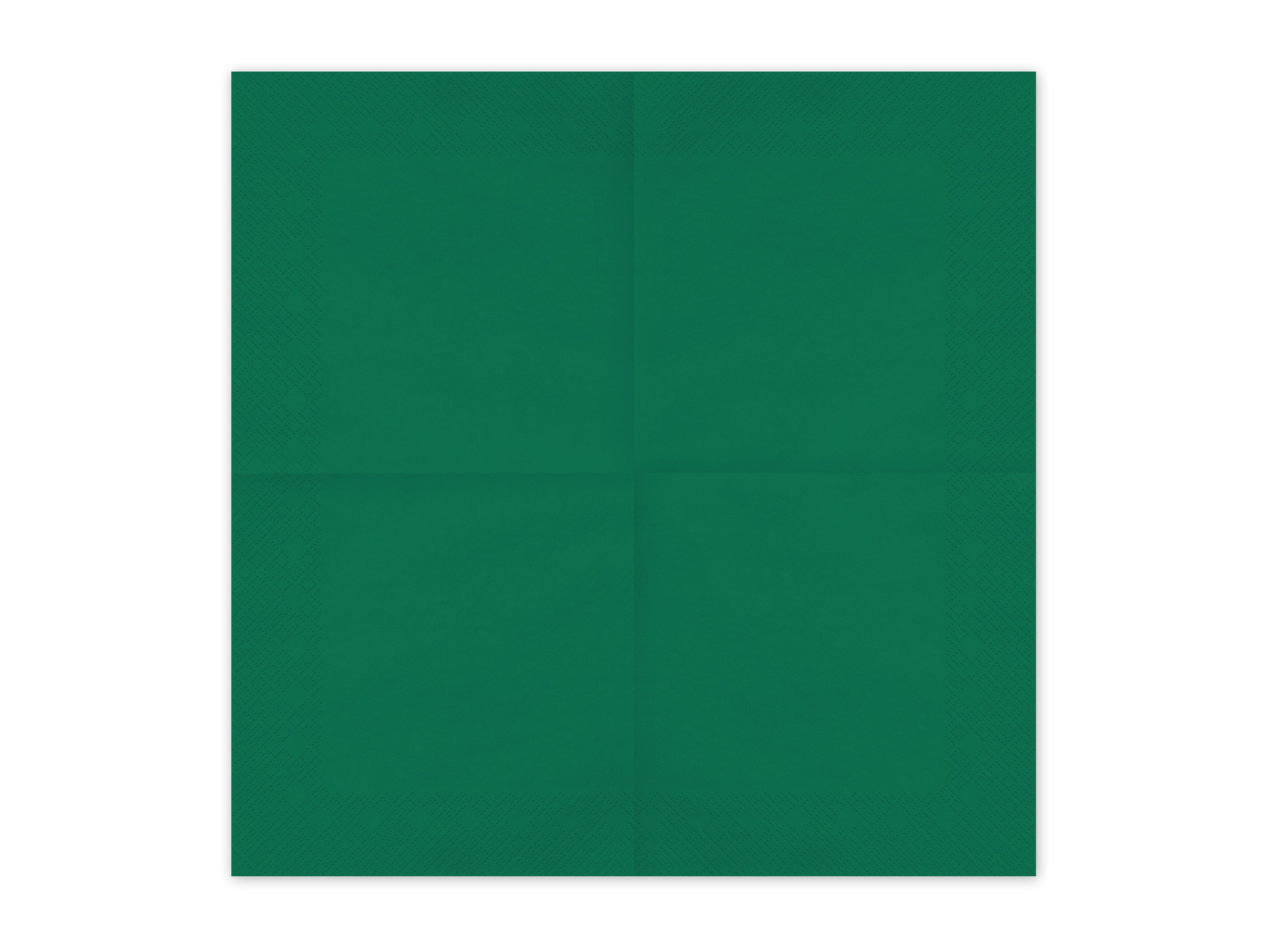 Tovaglioli di Carta Verde Scuro 33 x 33 cm (x20)