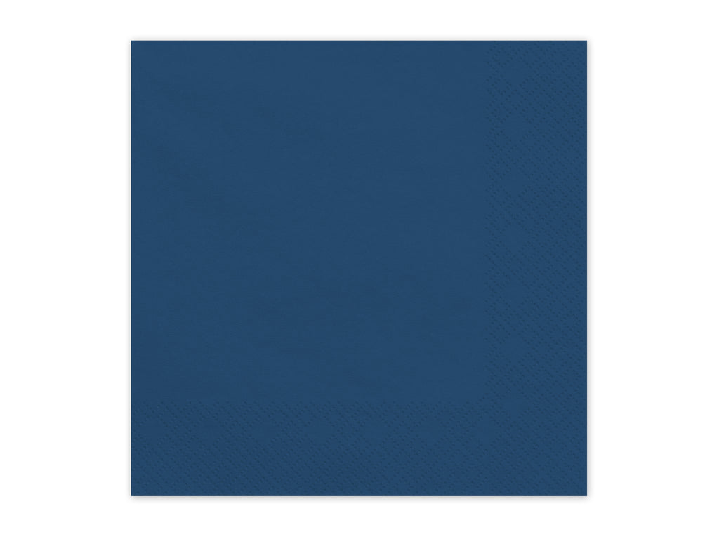 Tovaglioli di Carta Blu Scuro 33 x 33 cm (x20)
