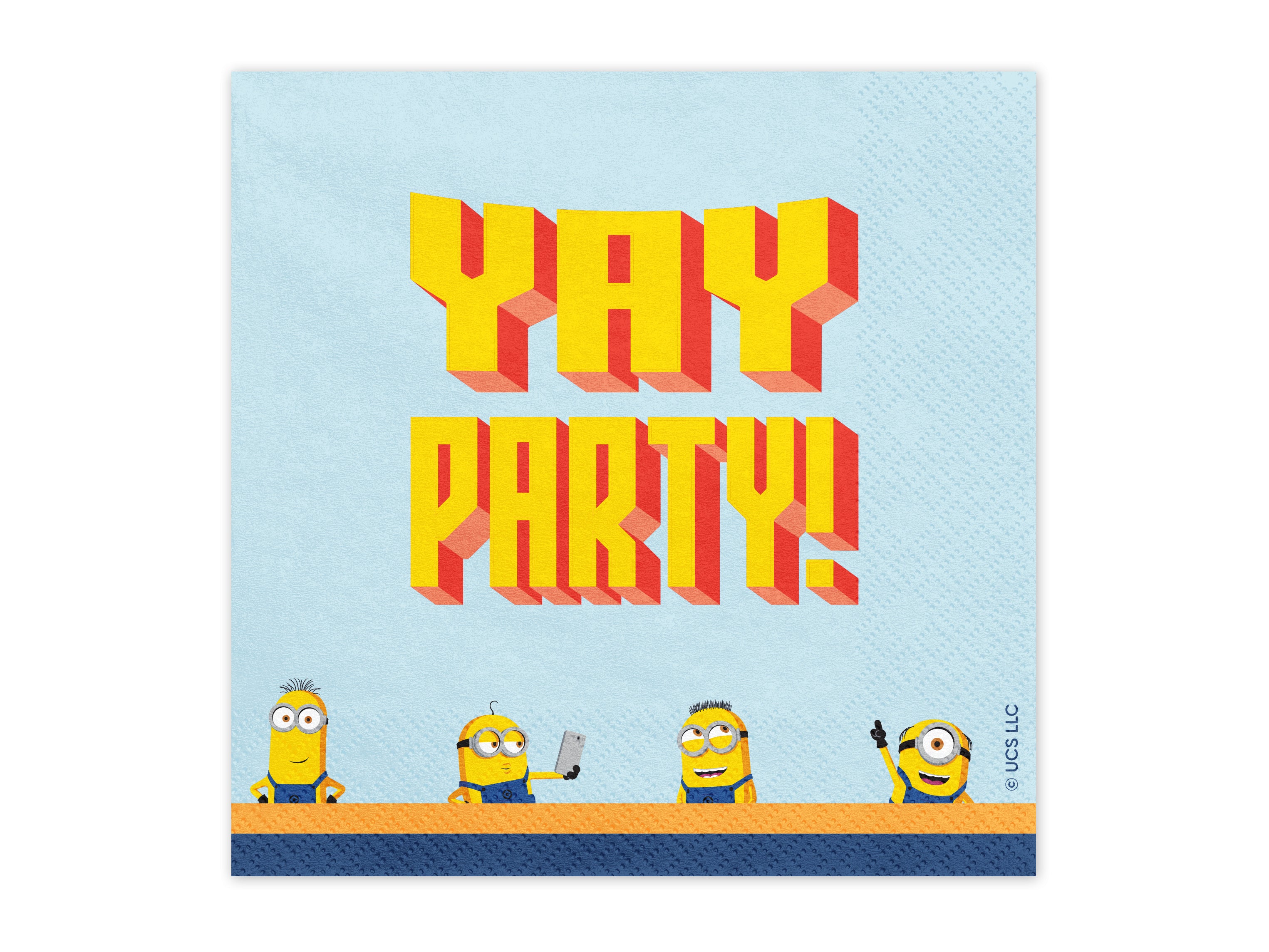 Tovaglioli di Carta Minions 33x33 cm (x20)