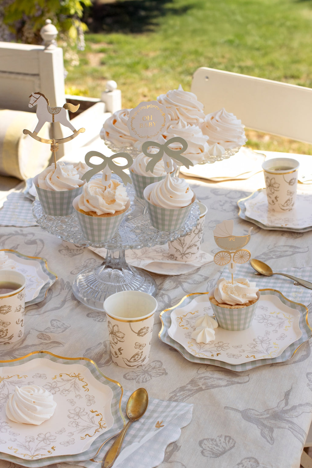 Piatti Floral Vintage (x 6)