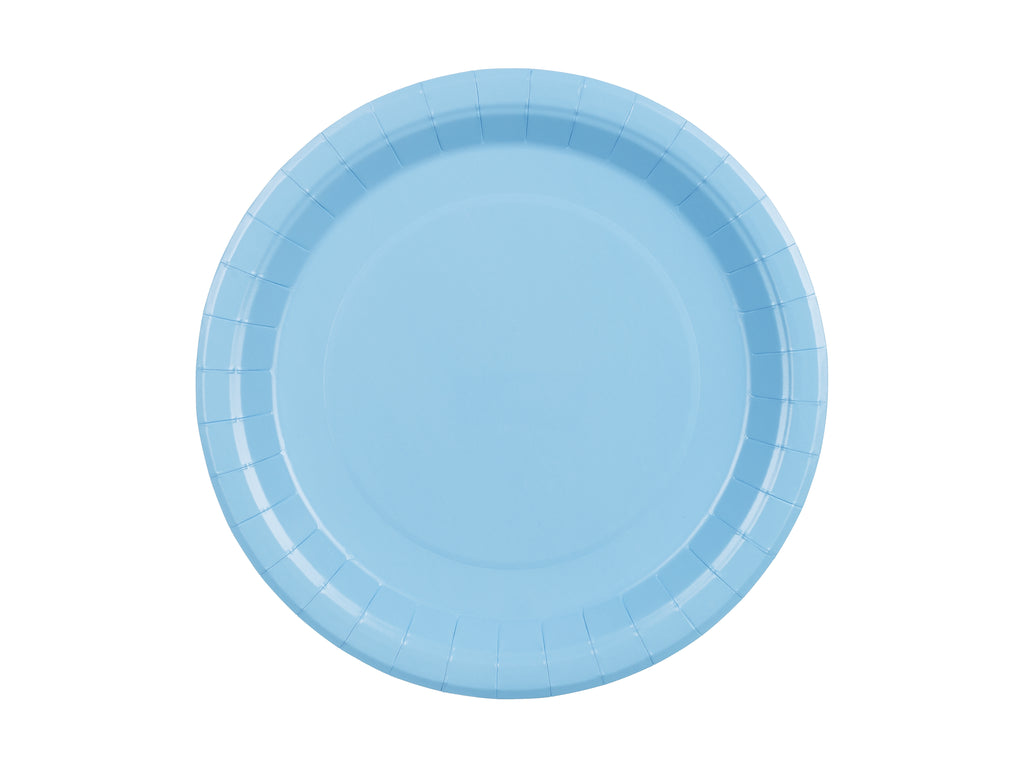 Piatti di Carta Azzurri 23 cm (x 6)