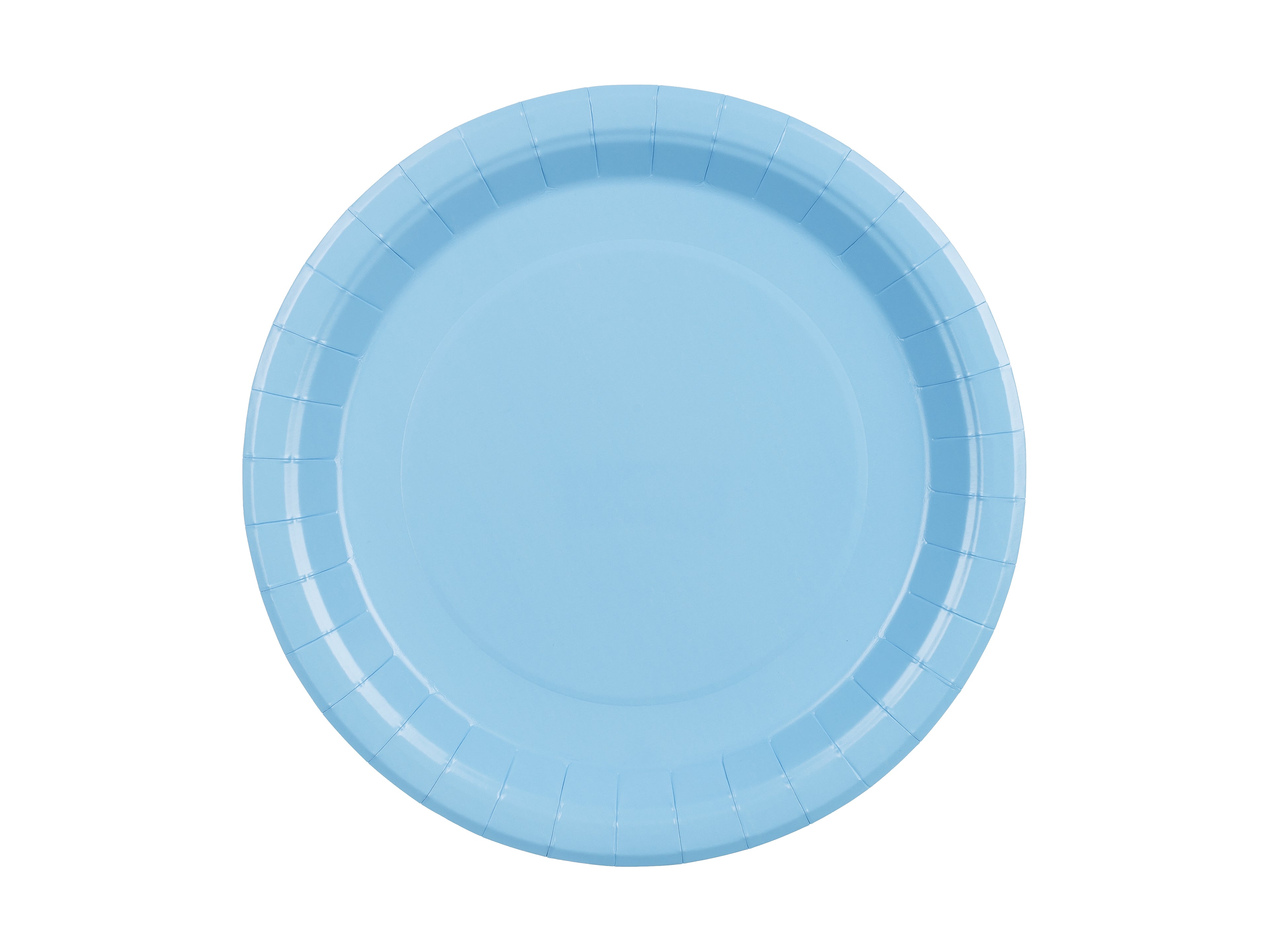 Piatti di Carta Azzurri 23 cm (x 6)