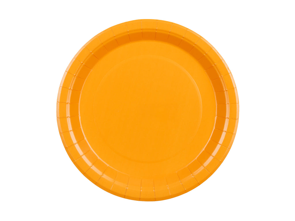 Piatti di Carta Arancione Chiaro 23 cm (x 6)