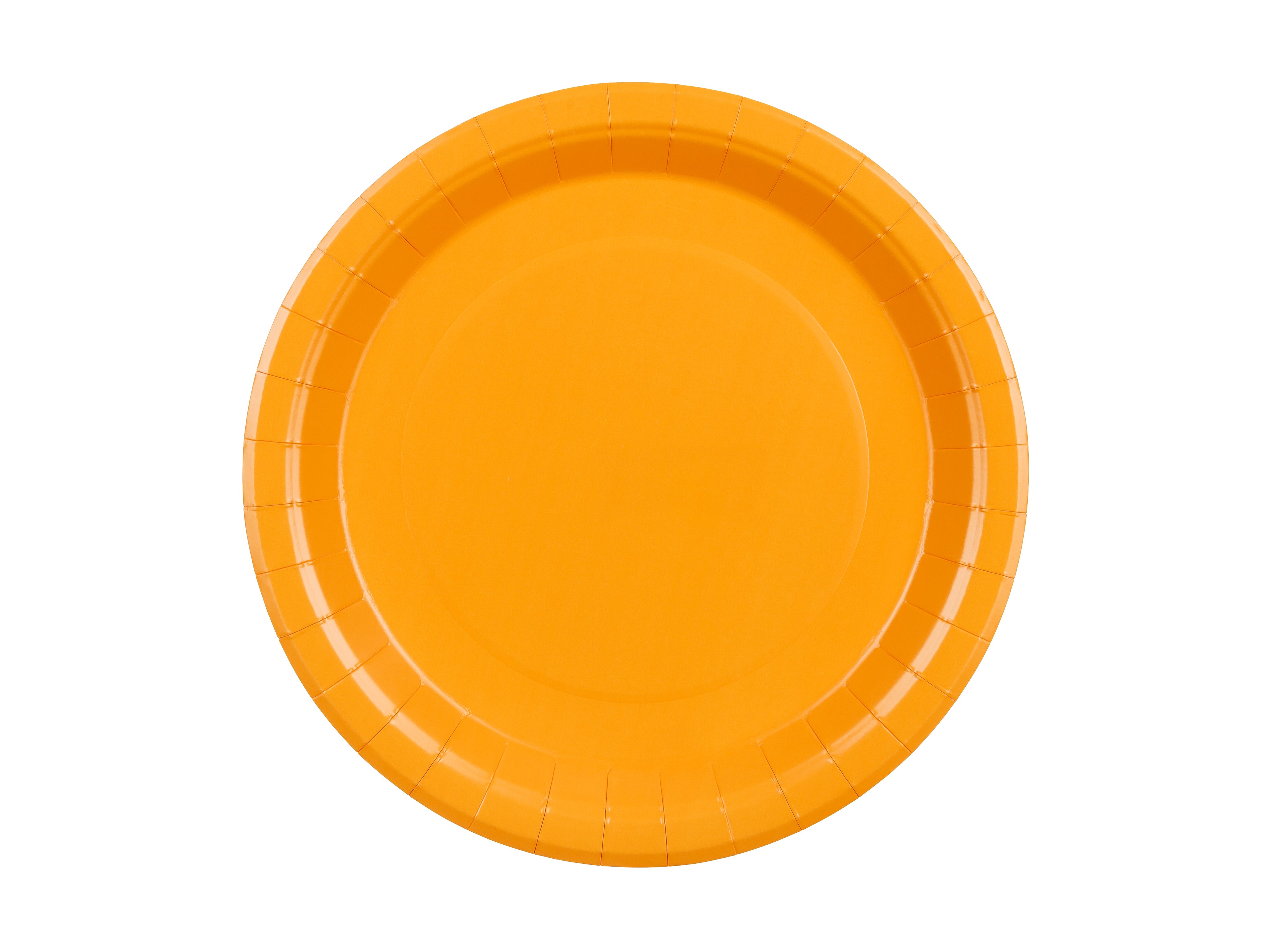 Piatti di Carta Arancione Chiaro 23 cm (x 6)