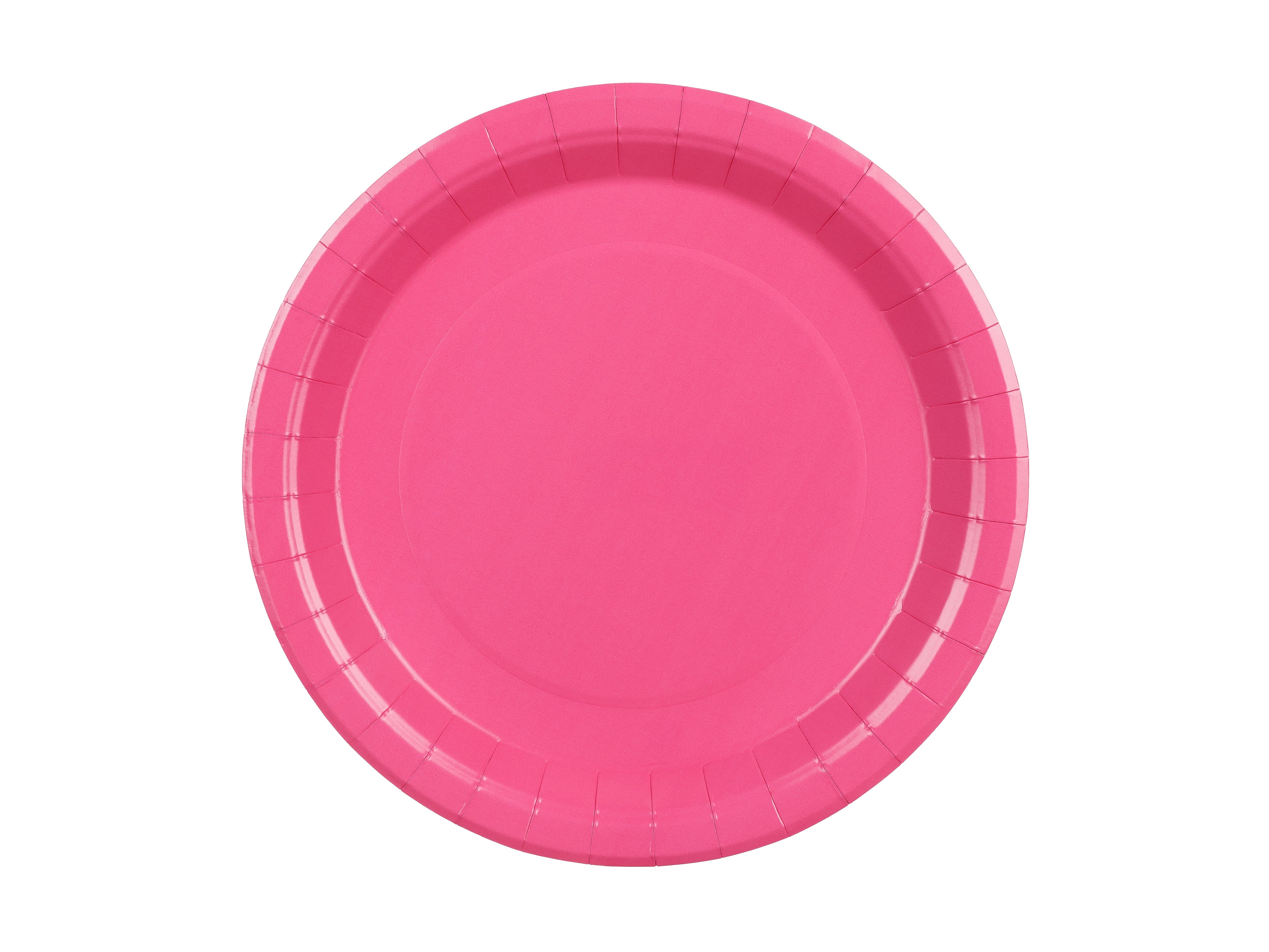 Piatti di Carta Rosa Scuro 23 cm (x 6)