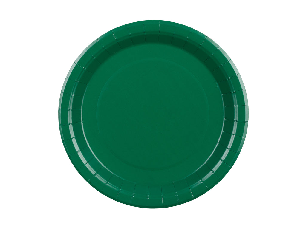 Piatti di Carta Verde Scuro 23 cm (x 6)