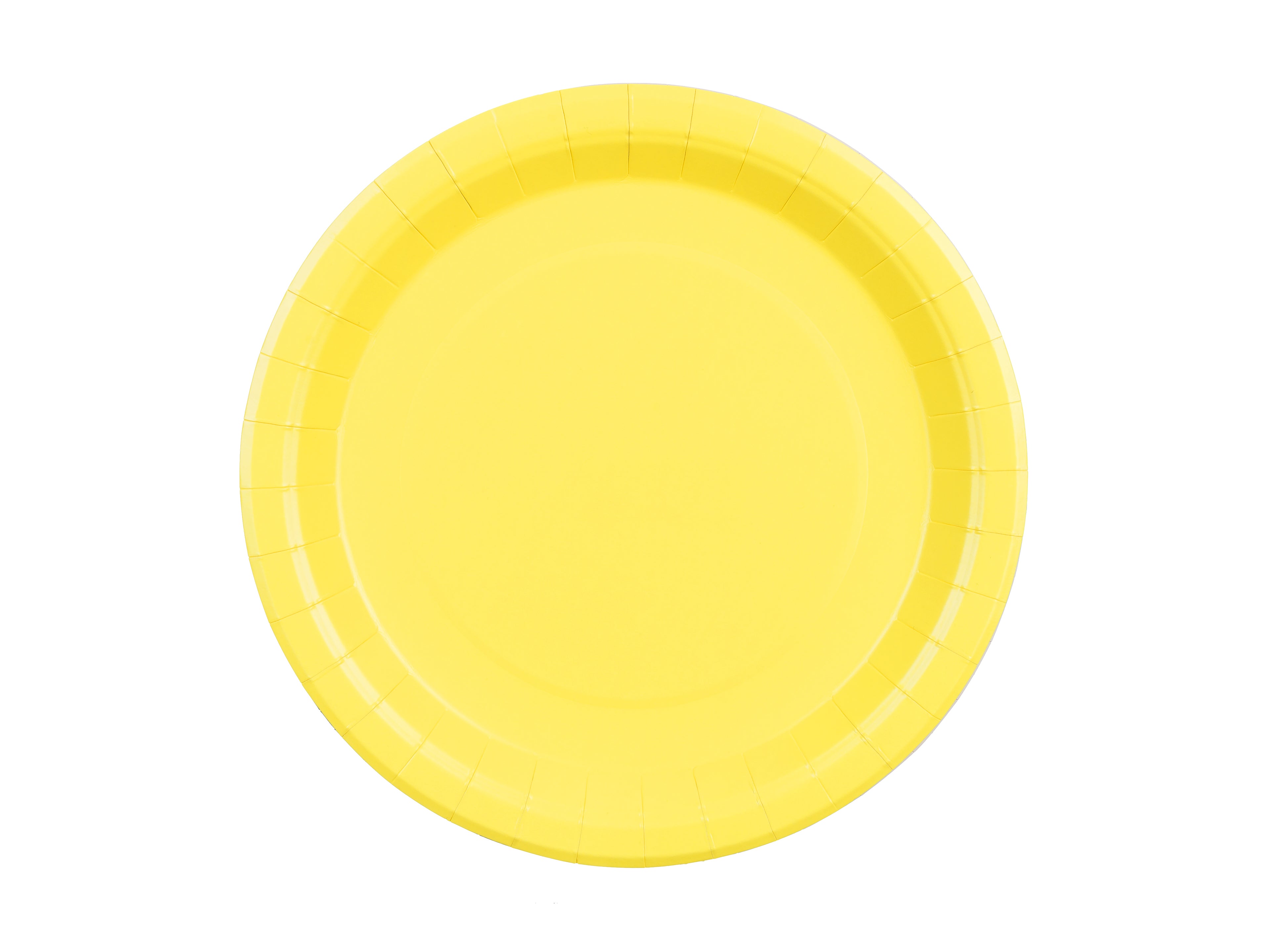 Piatti di Carta Gialli 23 cm (x 6)