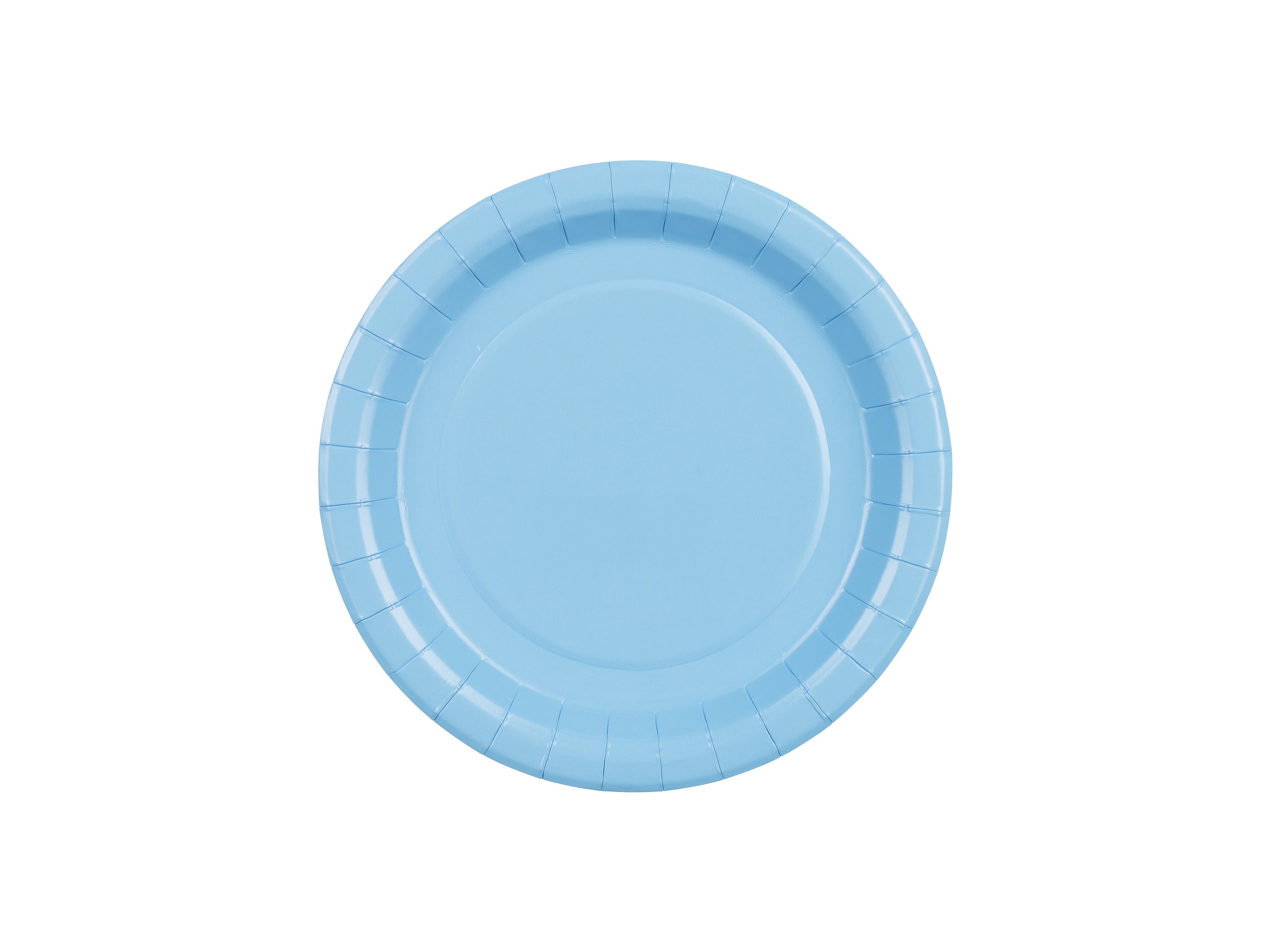 Piatti di Carta Azzurri 18 cm (x 6)