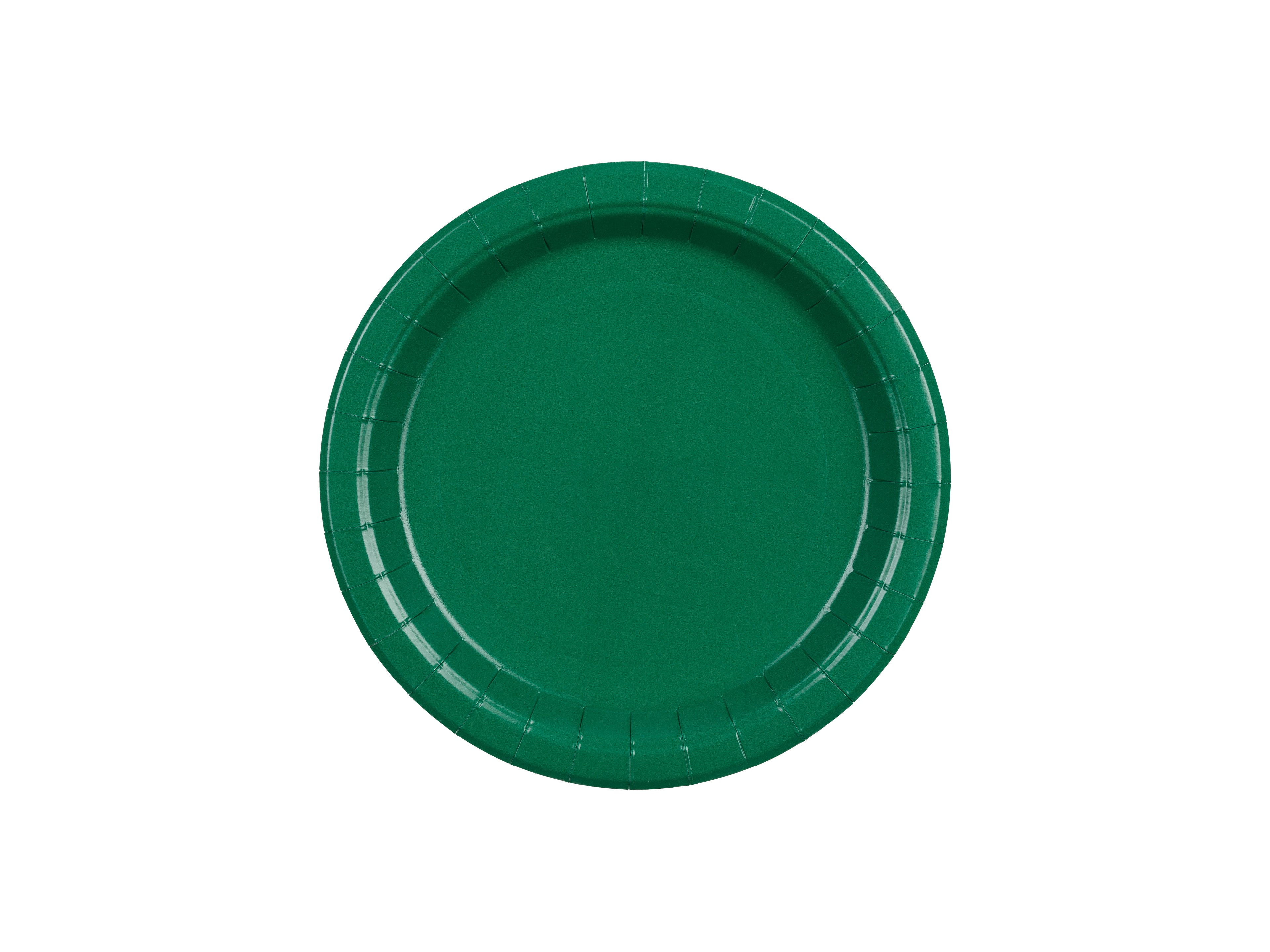 Piatti di Carta Verde Scuro 18 cm (x 6)