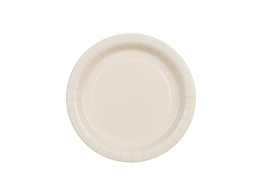 Piatti di Carta Beige 18 cm (x 6)