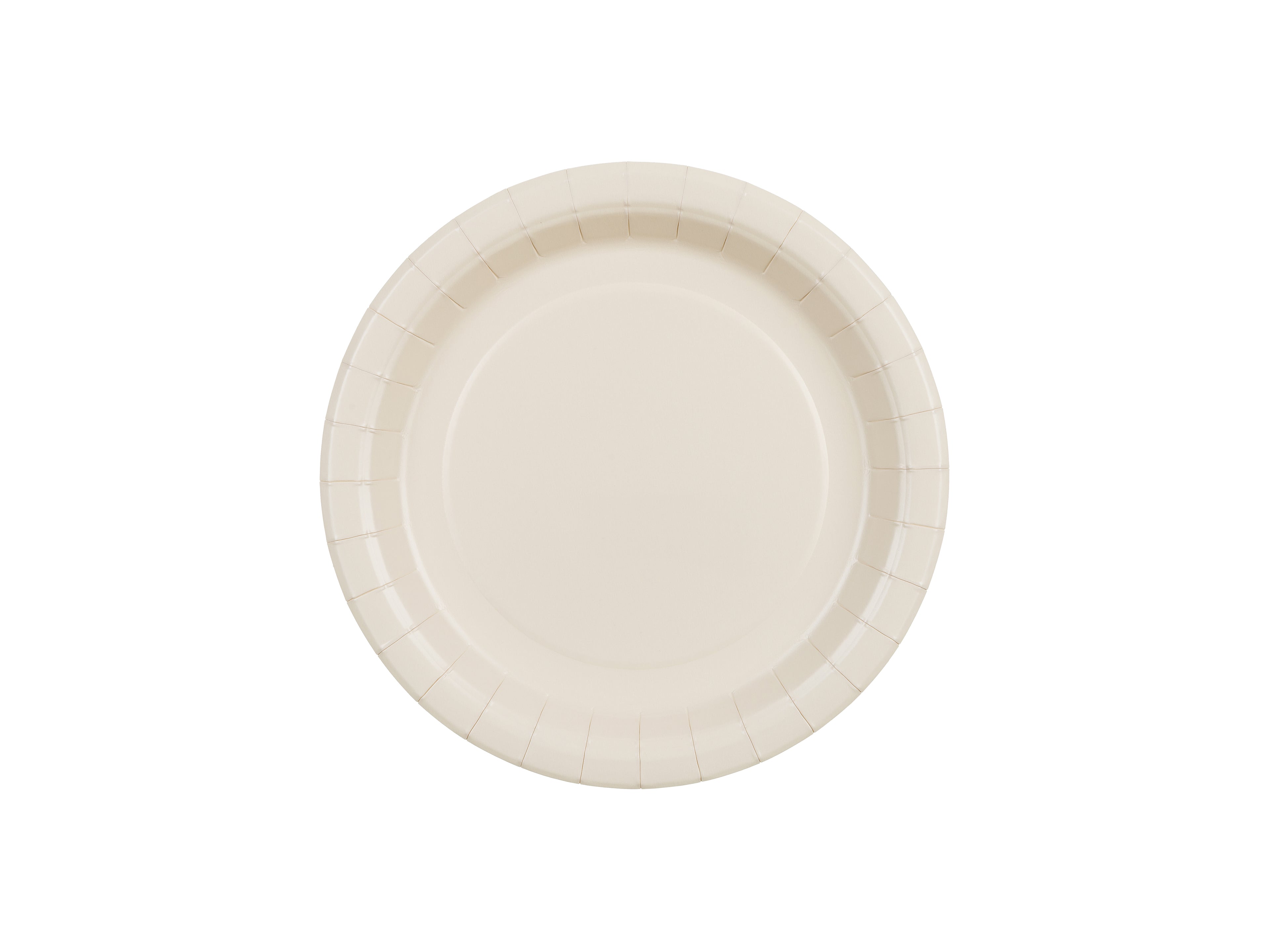 Piatti di Carta Beige 18 cm (x 6)