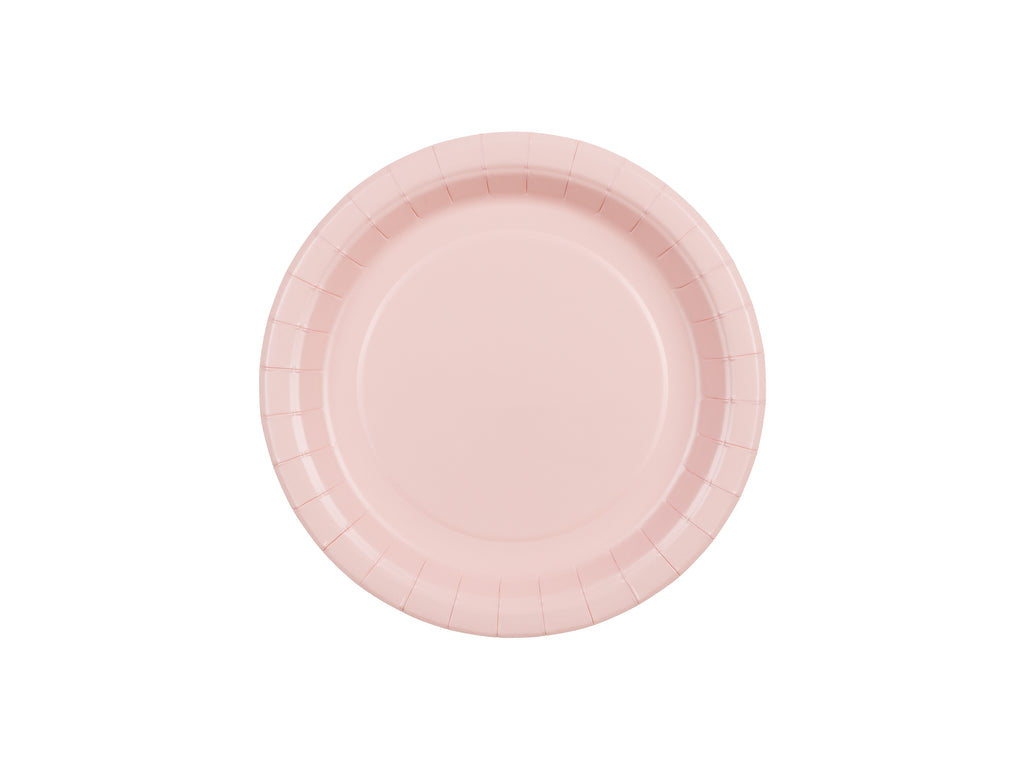 Piatti di Carta Rosa Chiaro 18 cm (x 6)
