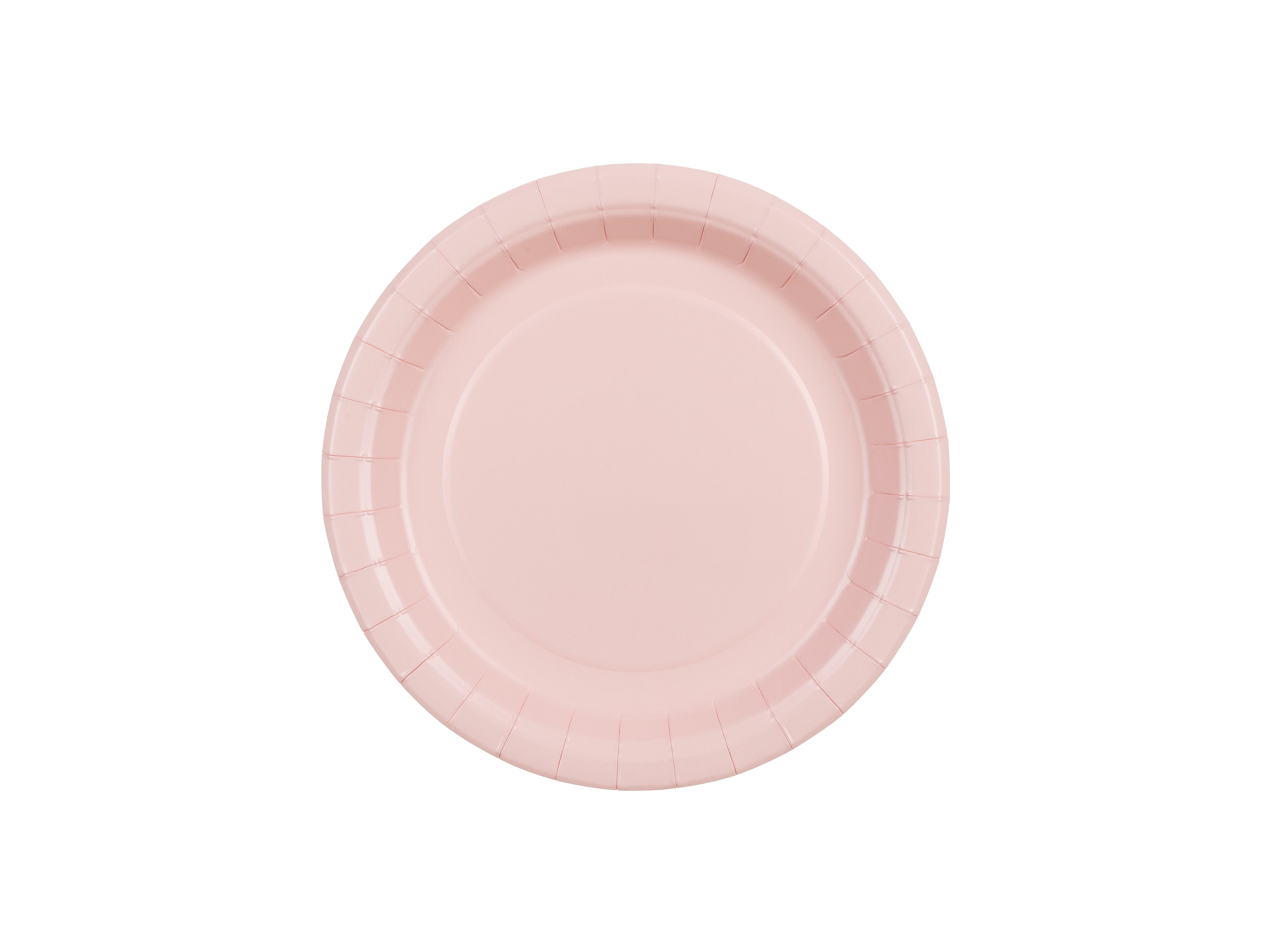 Piatti di Carta Rosa Chiaro 18 cm (x 6)