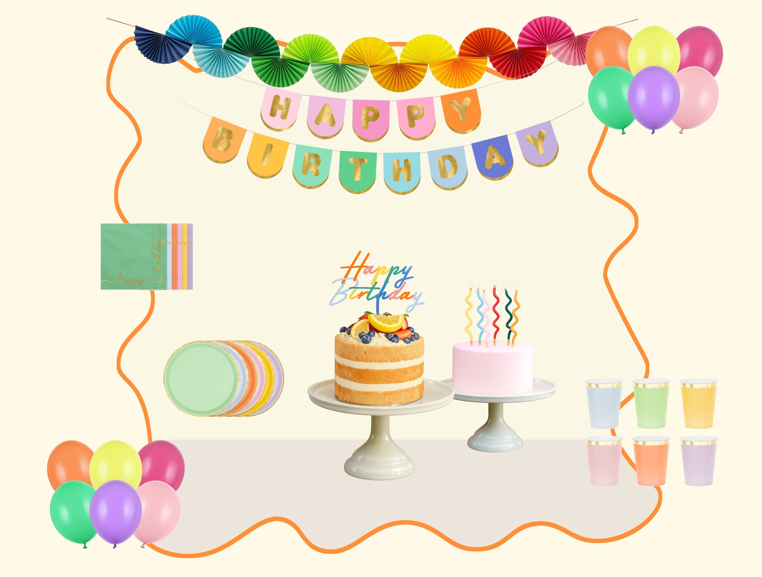 Colorful birthday • Mini Kit