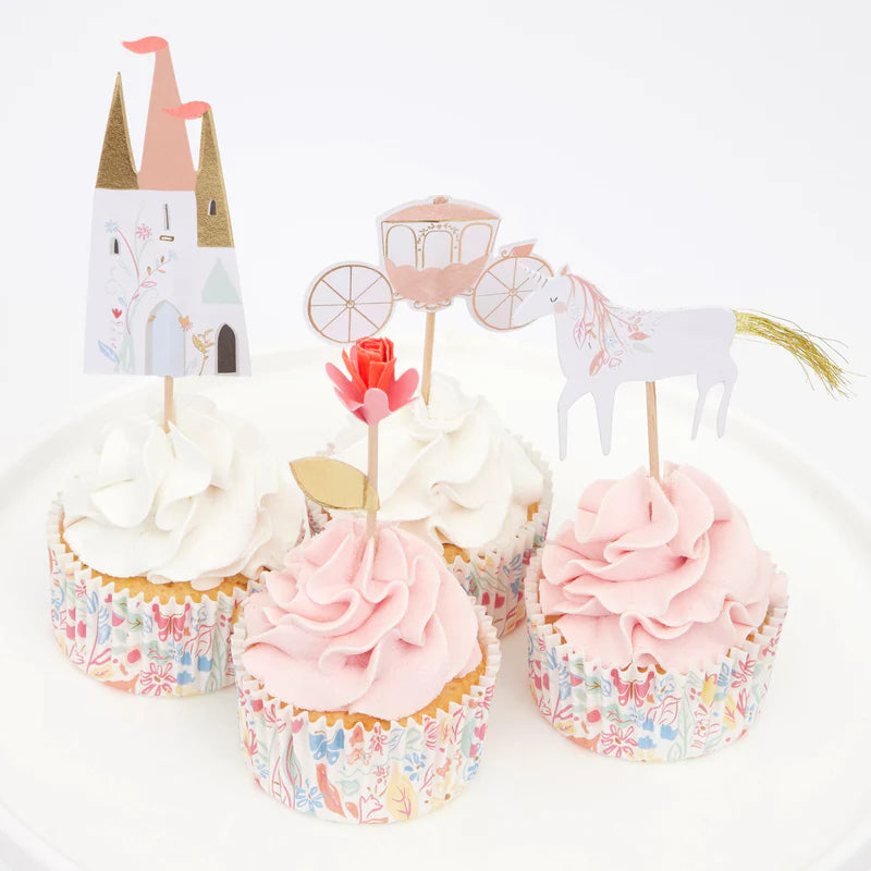 Kit Cupcake Principessa (x24 toppers)