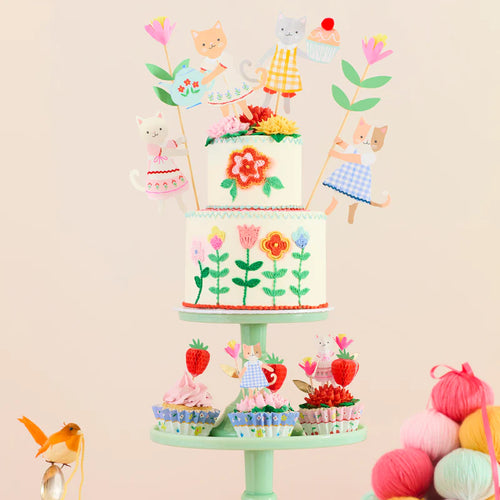 Cake Toppers Kittens (x 4)