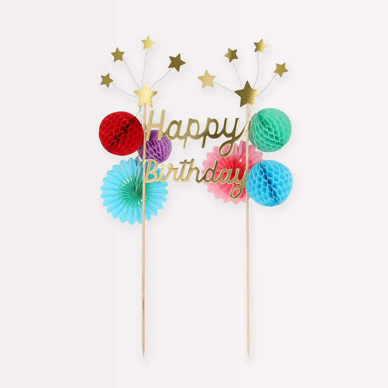 Topper Torta Happy Birthday Meri Meri