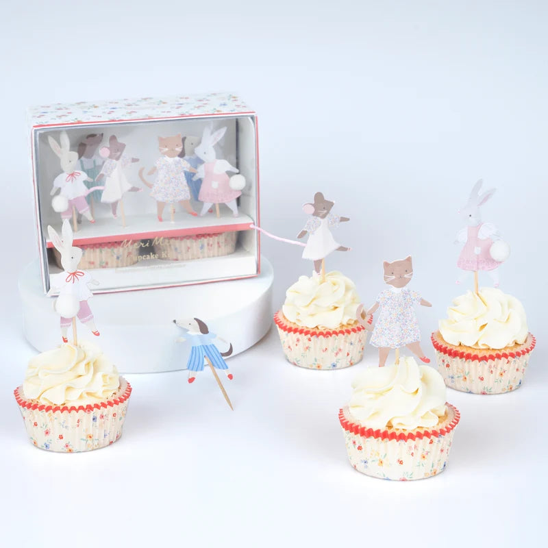 Kit Cupcake Animal Friends (x 24)